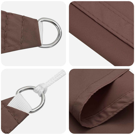 Solskugge segel Brun 6 x 2 m 100% polyester oxford