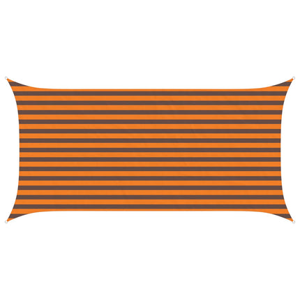 Solskugge segel Orange och Brunt 4 x 2 m 100% polyester oxford