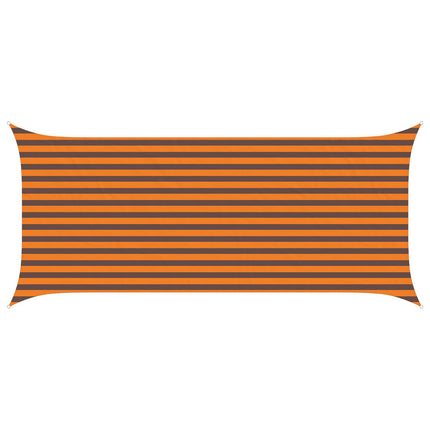 Solskugge segel Orange och Brunt 4,5 x 2 m