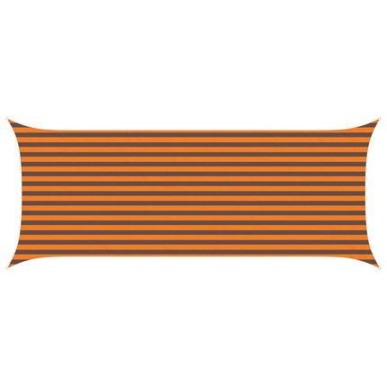 Solskugge segel Orange och Brunt 5 x 2 m 100% polyester oxford