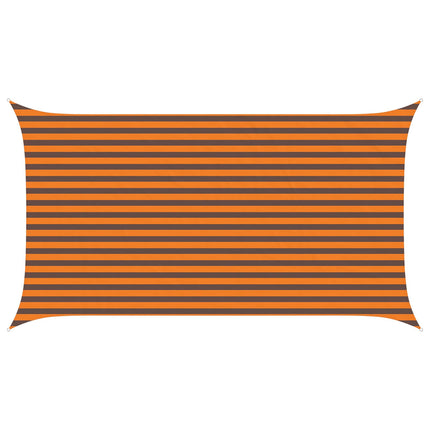 Solskugge segel Orange och Brunt 4,5 x 2,5 m