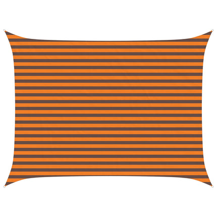 Solskugge segel Orange och Brunt 4 × 3 m 100% polyester oxford