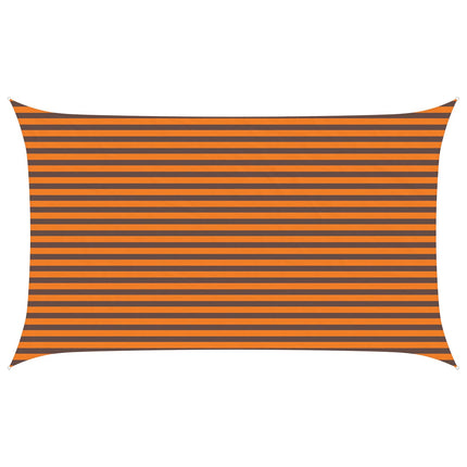 Solskugge segel Orange och Brunt 5 x 3 m 100% polyester oxford