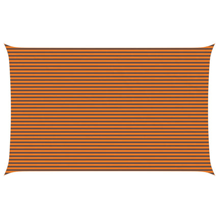 Solskugge segel Orange och Brunt 8 x 5 m 100% polyester oxford