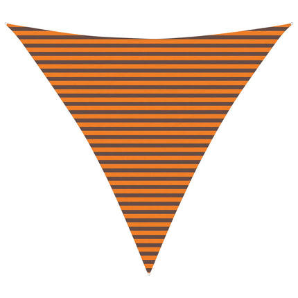 Solskugge segel Orange och Brunt 4,5 x 4,5 x 4,5 m