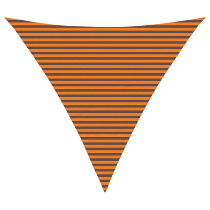 Solskugge segel Orange och Brunt 5 x 5 x 5 m