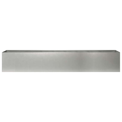 Trädgårdsplanterare Silver 360 x 40 x 60 cm Rostfritt stål