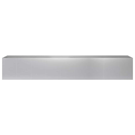 Trädgårdsplanterare Silver 360 x 40 x 60 cm Galvaniserat stål