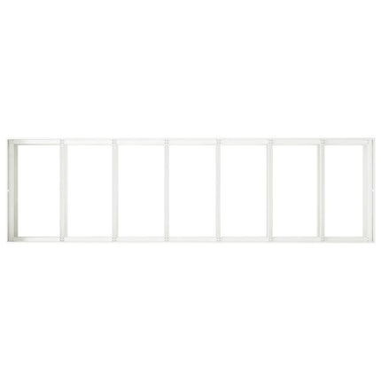 Trädgårdsplanterare Vit 280 x 80 x 60 cm Kallvalsat stål