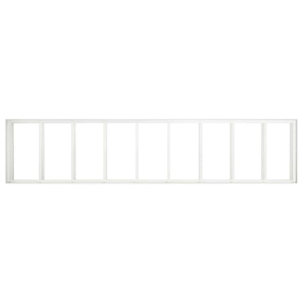 Trädgårdsplanterare Vit 360 x 80 x 60 cm Kallvalsat stål
