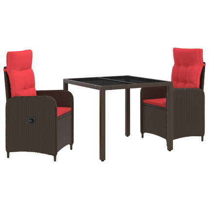 Utomhusmatbord 3 pcs konstrotting