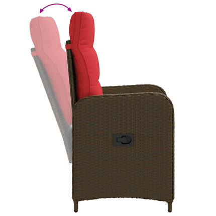 Utomhusmatbord 5 st konstrotting