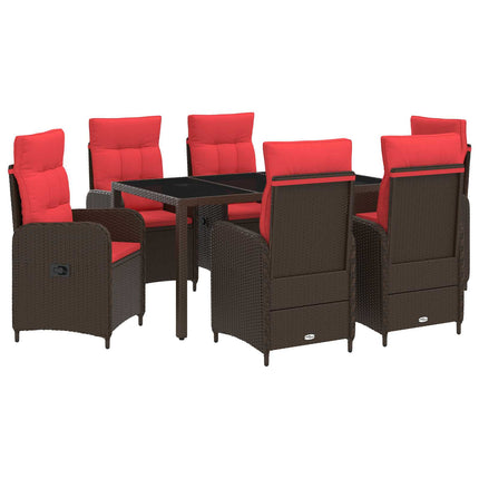 Utomhusmatbord 7 pcs konstrotting