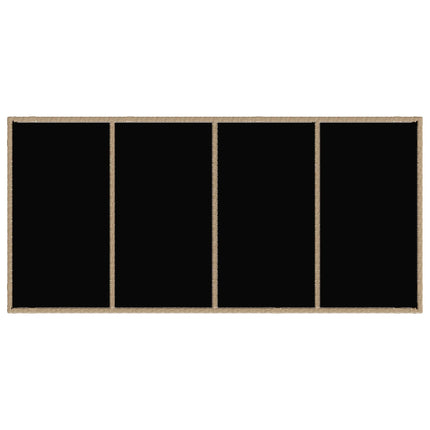 Utomhusmatbord 9 pcs Beige och Ljusgrå 190 x 90 x 75 cm