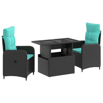 Utomhusmatbord 3 pcs konstrotting