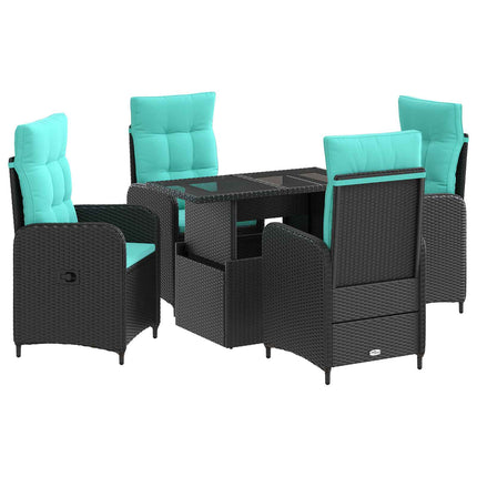 Utomhusmatbord 5 pcs konstrotting