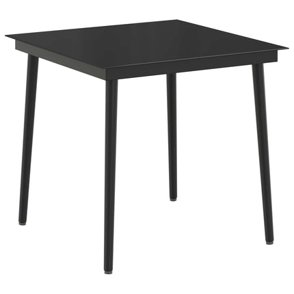 Soffbord Set 5 st PE rotting och pulverlackerad stål
