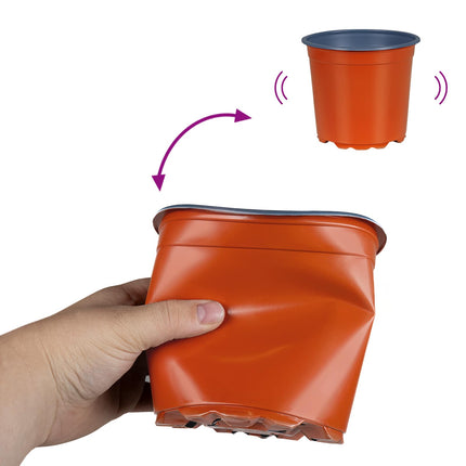 Blomkruka 200 pcs Terracotta Ø 15 x 13 cm Plast