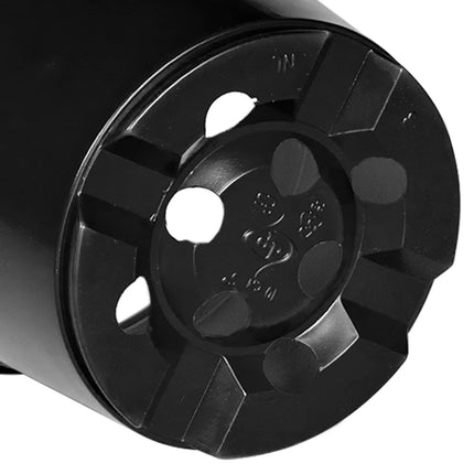 Rund Blomkruka 200 pcs Svart Ø 10 x 8 cm Plast