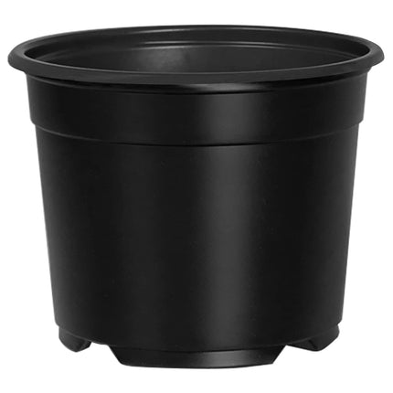 Rund Blomkruka 200 pcs Svart Ø 10 x 8 cm Plast