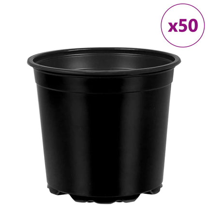 Blomkruka 50 pcs Svart Ø 15 x 13 cm Plast