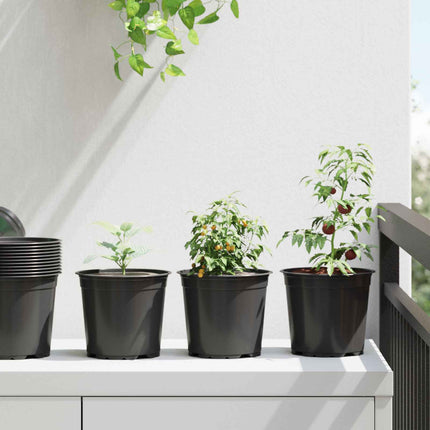 Blomkruka 200 pcs Svart Ø 15 x 13 cm Plast