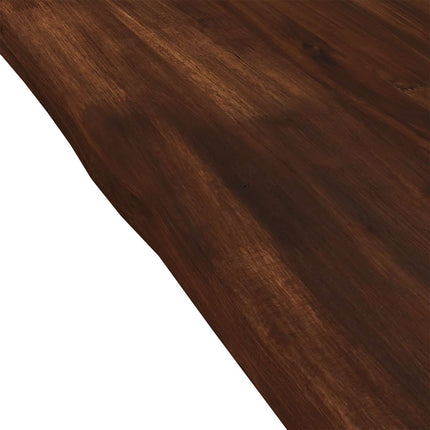 Rektangulärt Bordsskiva 90 x 50 x 3,5 cm Rektangulär Mörkbrun