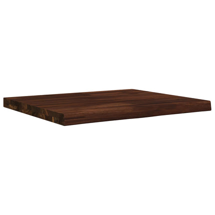 Rektangulärt Bordsskiva 90 x 50 x 3,5 cm Rektangulär Mörkbrun