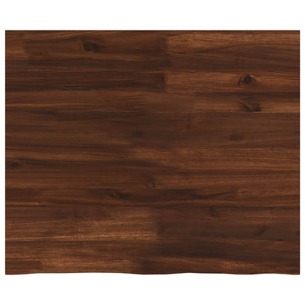 Rektangulärt Bordsskiva 90 x 50 x 3,5 cm Rektangulär Mörkbrun