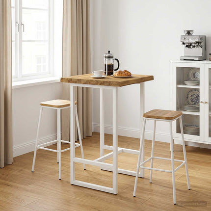 Rektangulärt Bordsskiva 40 x 40 x 3,5 cm Fyrkantig Vit