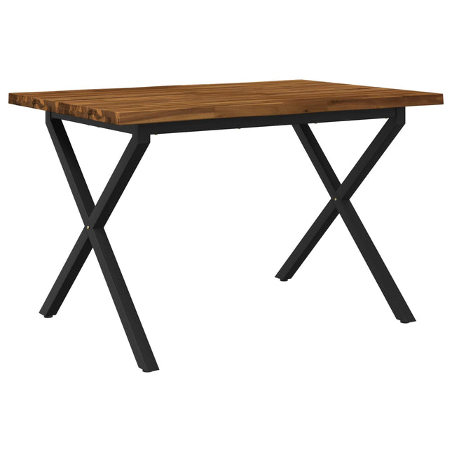 Live Edge Matbord 110 x 55 x 75 cm Massivt Akaciaträ