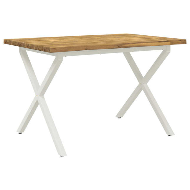 Live Edge Matbord 120 x 70 x 75 cm Massivt Akaciaträ