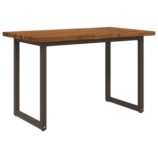 Live Edge Matbord 120 x 70 x 75 cm Massivt Akaciaträ