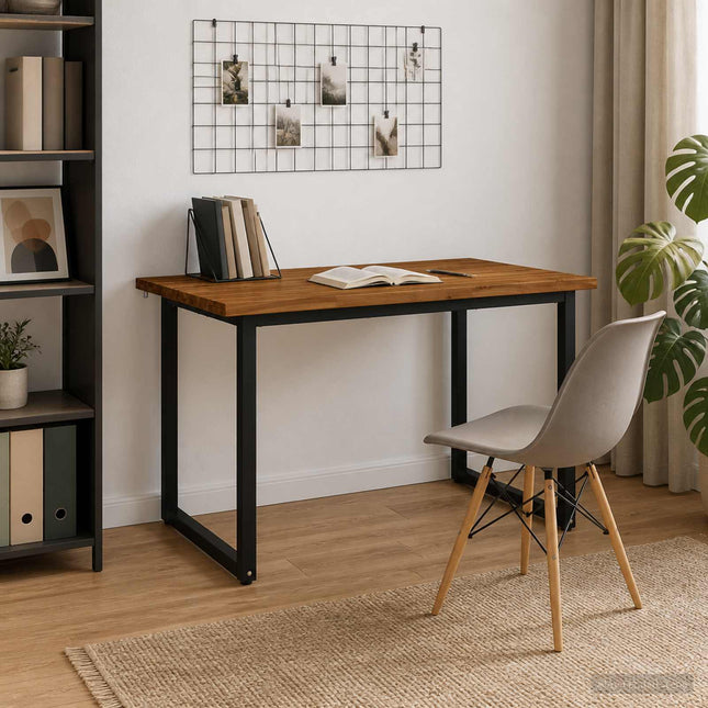 Live Edge Matbord 120 x 80 x 75 cm Massivt Akaciaträ