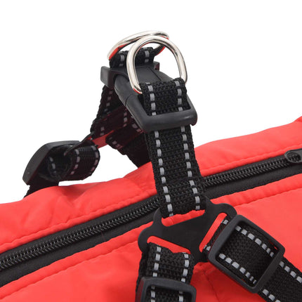 Hund Kappa Röd L44 Fleece och Polyester