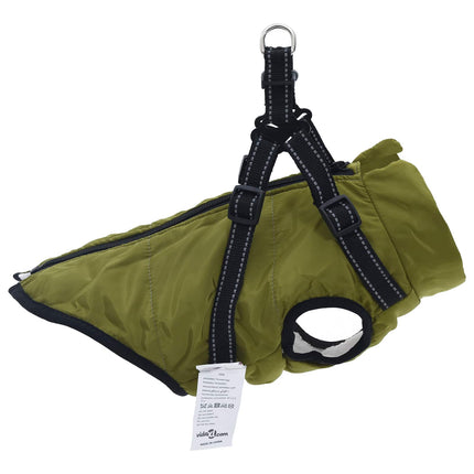 Hund Kappa Armégrön L28 Fleece och Polyester