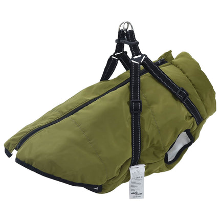Hund Kappa Armégrön L44 Fleece och Polyester