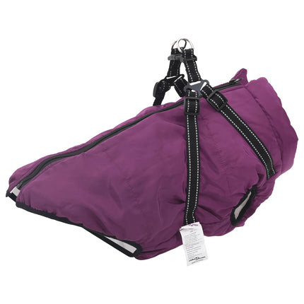 Hund Kappa Lila L44 Fleece och Polyester