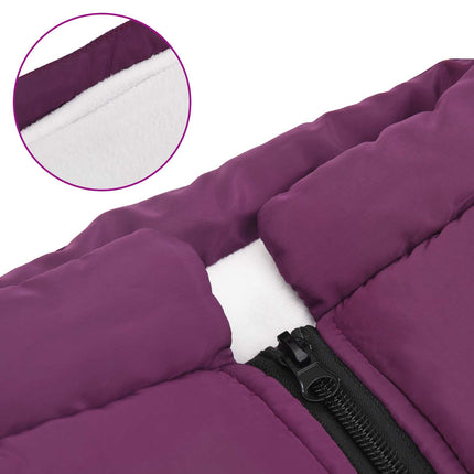 Hund Kappa Lila L48 Fleece och Polyester