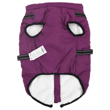 Hund Kappa Lila L48 Fleece och Polyester