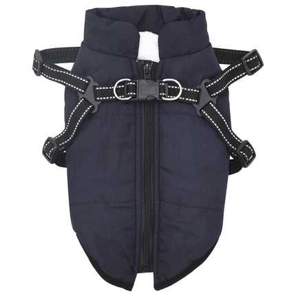 Hund Kappa Mörkblå L24 Fleece och Polyester