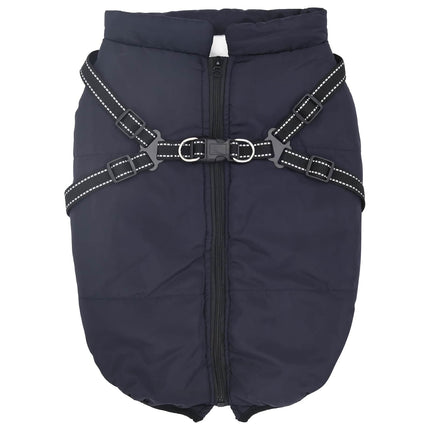 Hund Kappa Mörkblå L68 Fleece och Polyester