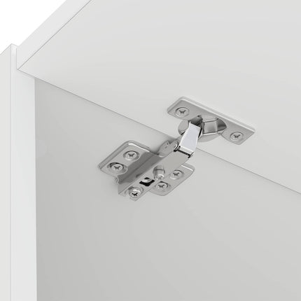 Tvättmaskinskabinet Vit 67,5 x 68 x 200 cm Konstruerat trä
