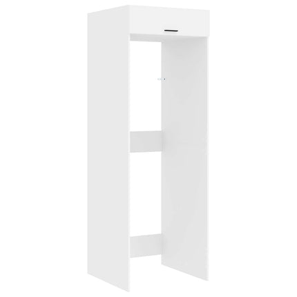 Tvättmaskinskabinet Vit 67,5 x 68 x 200 cm Konstruerat trä