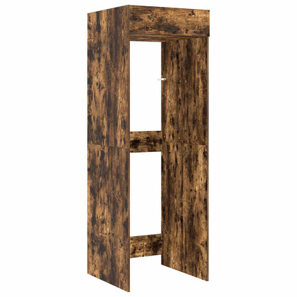 Tvättmaskinskabinet Rökt ek 67,5 x 68 x 200 cm Konstruerat trä