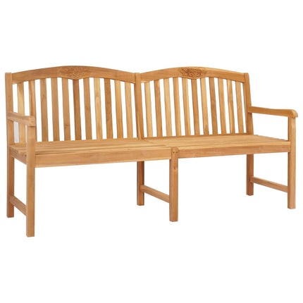 Handsnidad Rosabänk 150 x 60 x 90 cm Massivt teakträ Naturlig