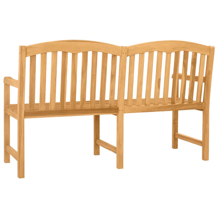 Handsnidad Rosabänk 179,5 x 61 x 90 cm Massivt teakträ Naturlig