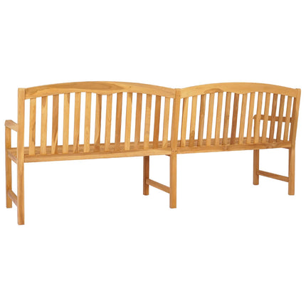 Handsnidad Rosabänk 228 x 60 x 90 cm Massivt teakträ Naturlig