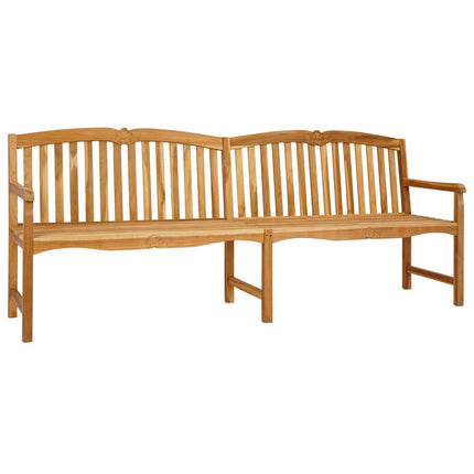 Handsnidad Rosabänk 228 x 61 x 94,5 cm Massivt teakträ Naturlig