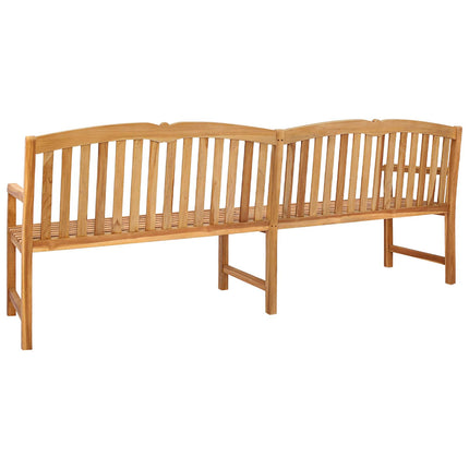 Handsnidad Rosabänk 228 x 61 x 94,5 cm Massivt teakträ Naturlig